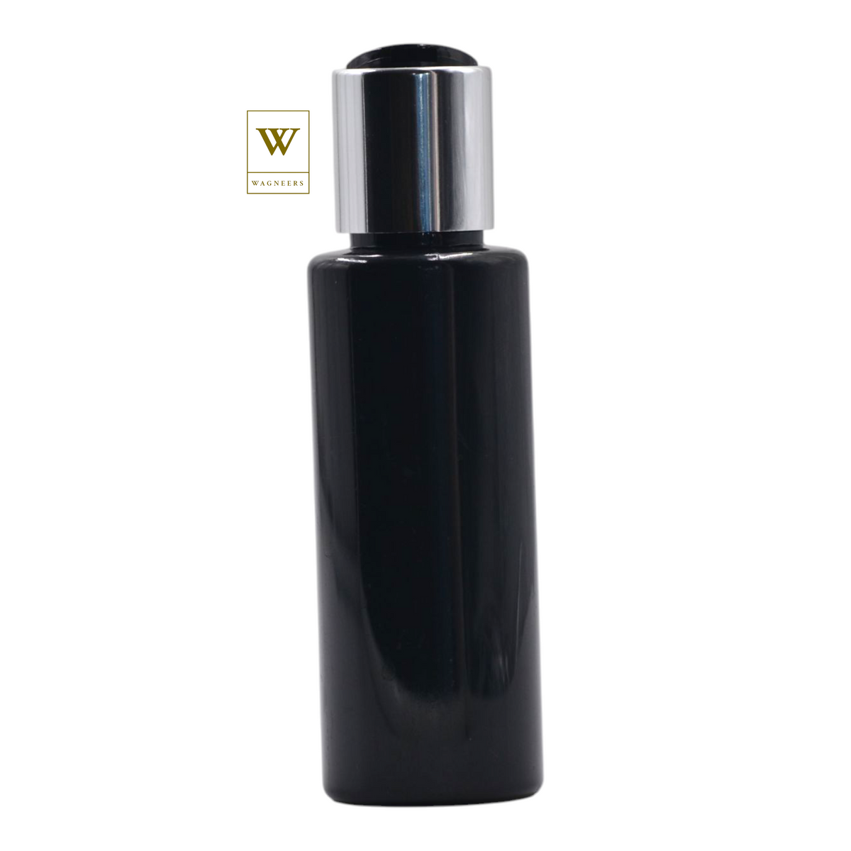 Black Packaging Bottle/Black & Chrome Disc Top[100pc]