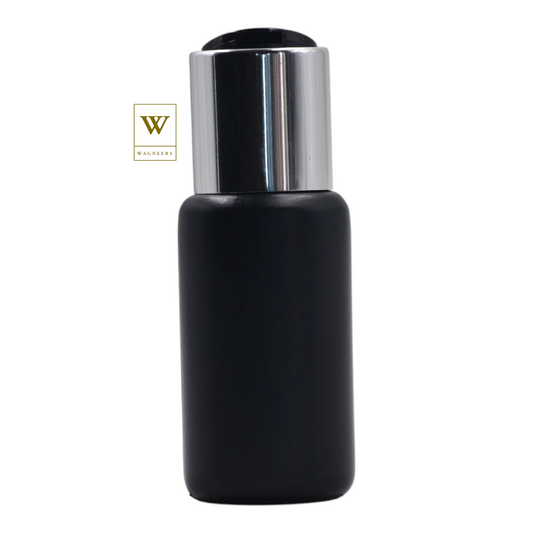 Black Packaging Bottle/Black & Chrome Disc Top[100pc]