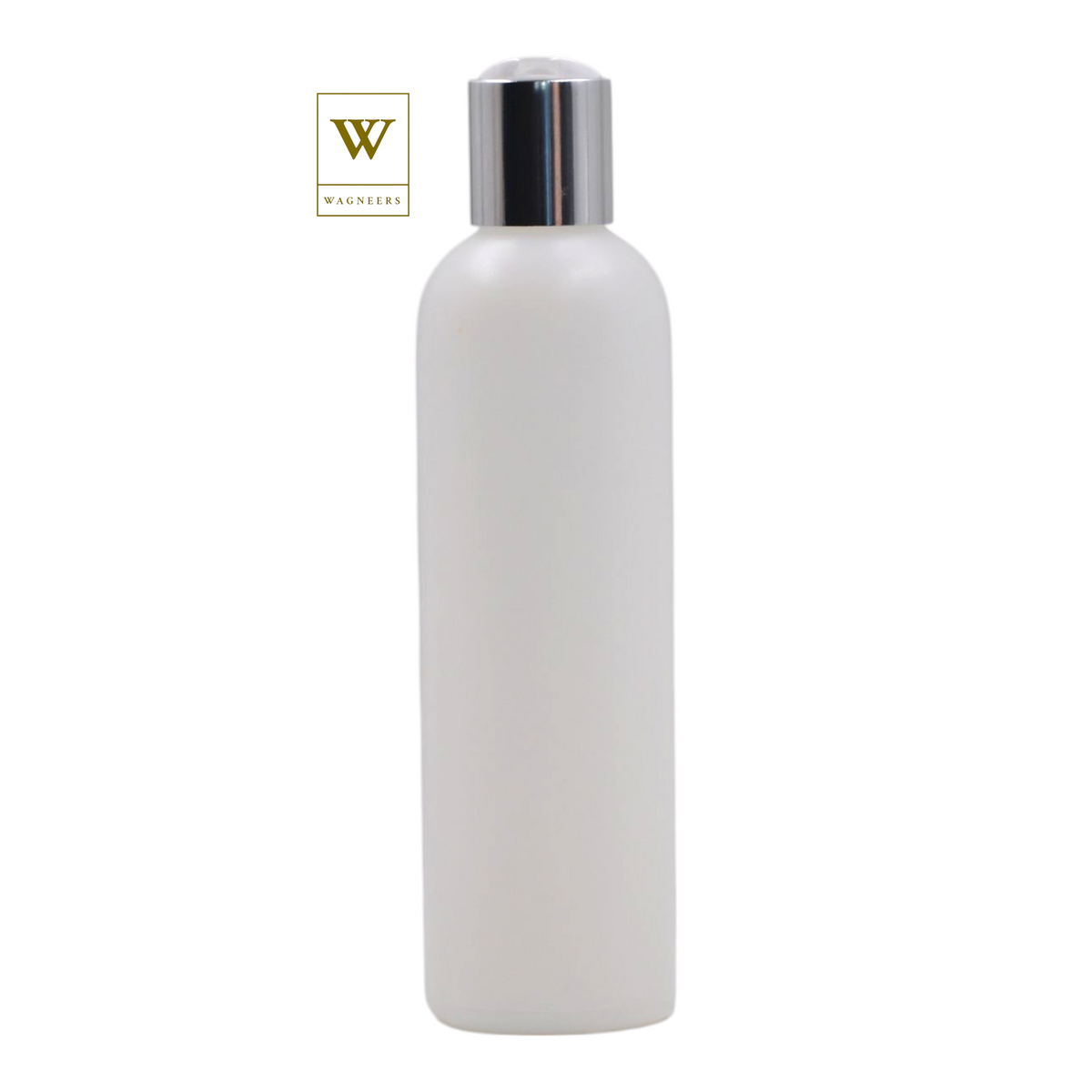 Natural Packaging Bottle/White & Chrome Disc Top[100pc]