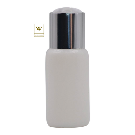 Natural Packaging Bottle/White & Chrome Disc Top[100pc]