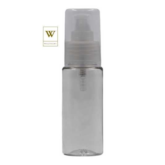 Clear Plastic Packaging Bottle/Natural Serum Pump [100pc]