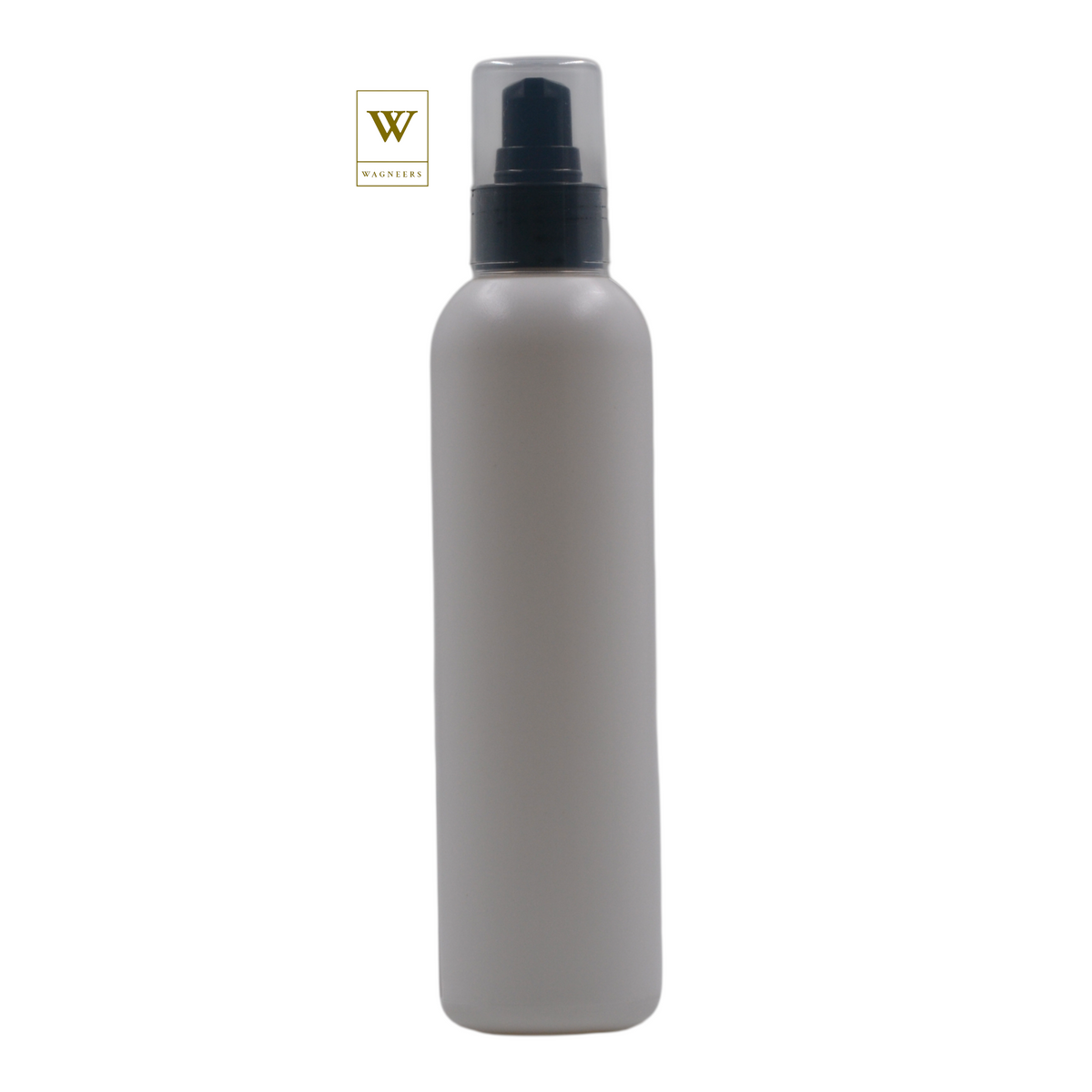 White Plastic Packaging Bottle/Black Serum Pump[100pc]