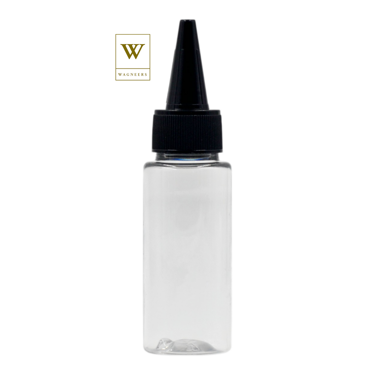 Clear Packaging Bottle/Black Kas Spout[100pc]