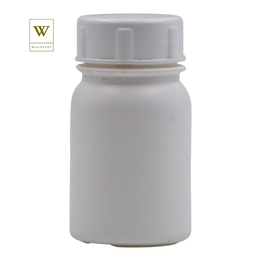 90ml White Capsule Packaging Jar/Lid[100pc]