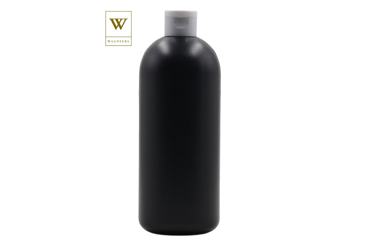 Black Packaging Bottle/White Flip Cap[100pc]