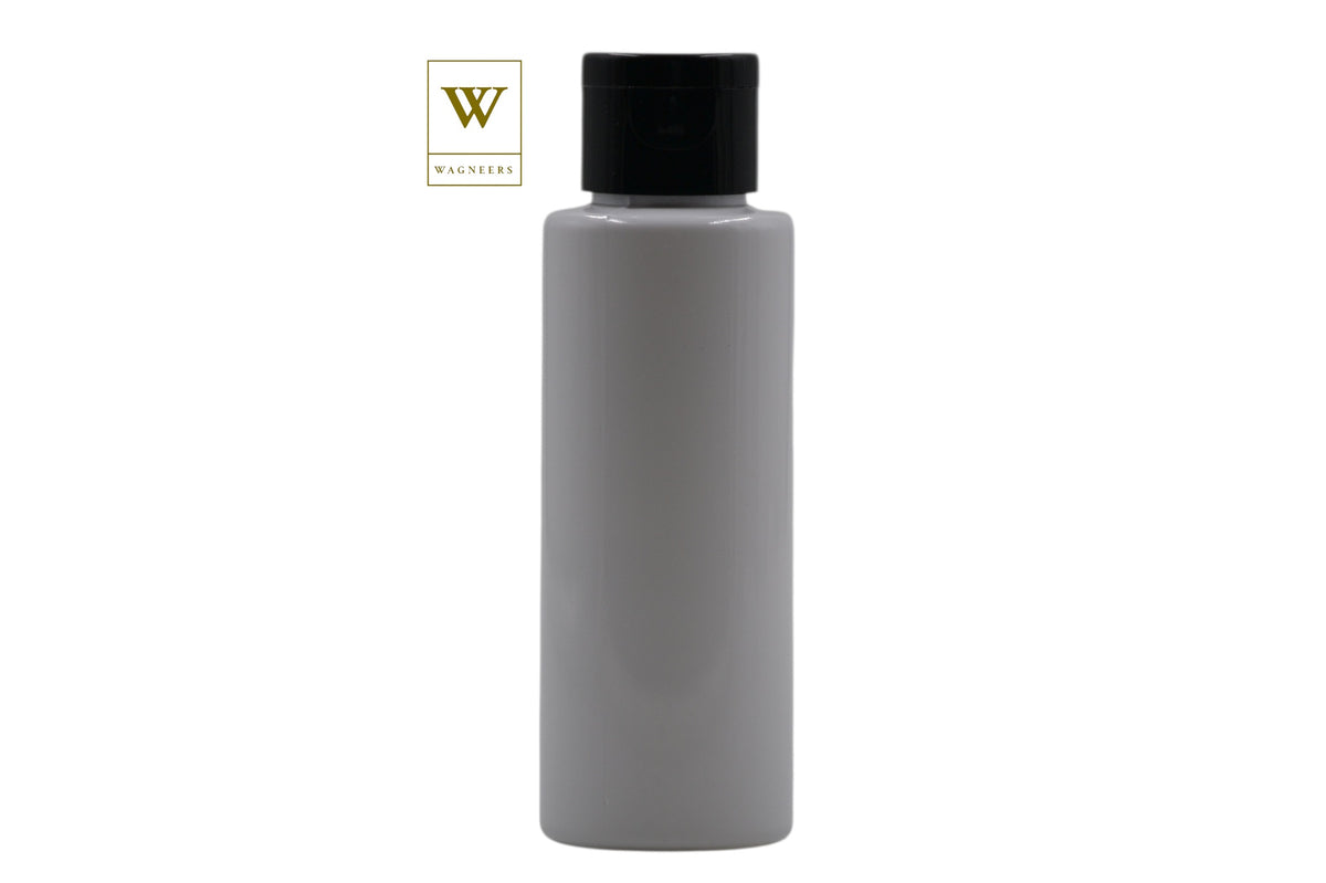 White Packaging Bottle/Black Flip Cap[100pc]