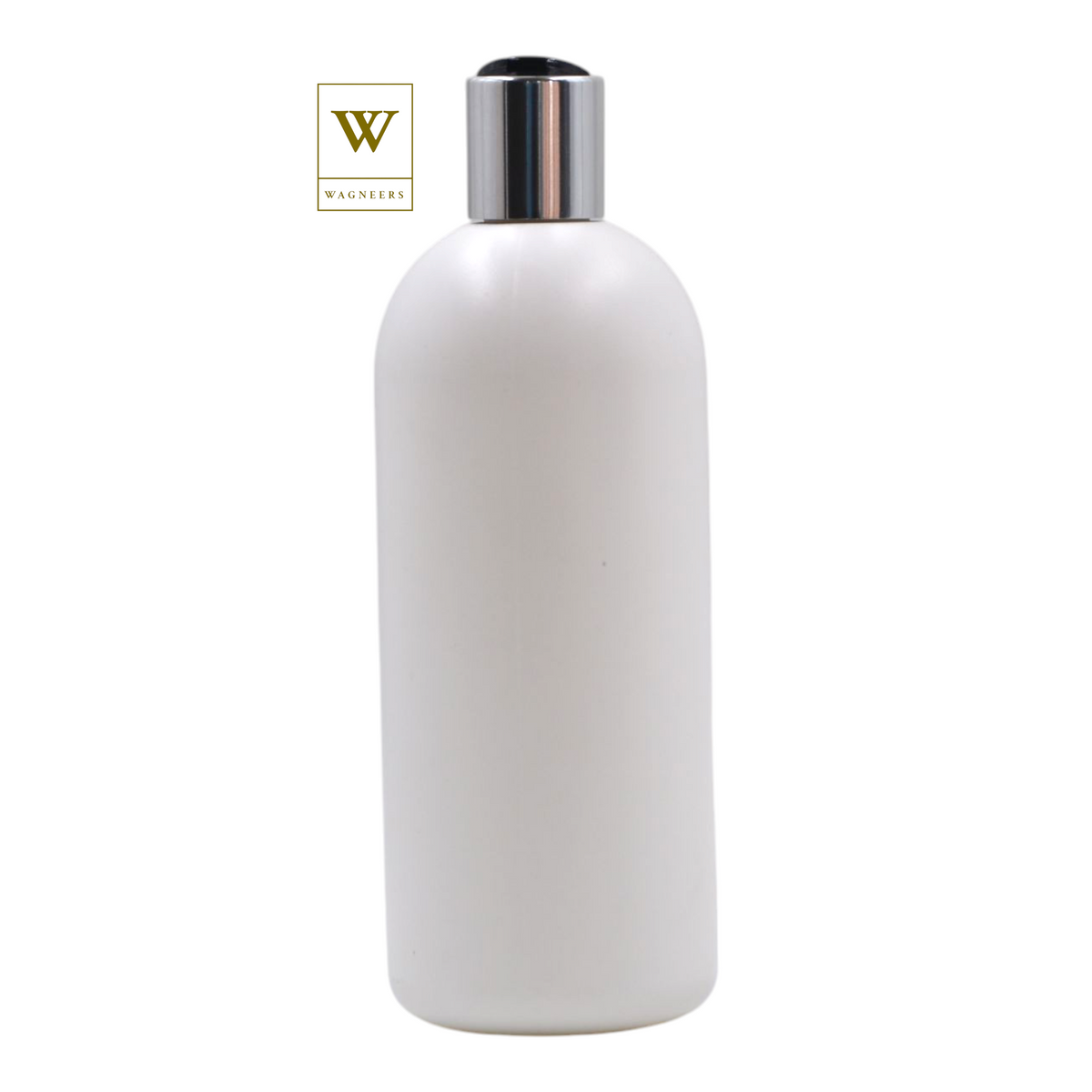 White Packaging Bottle/Black & Chrome Disc Top[100pc]