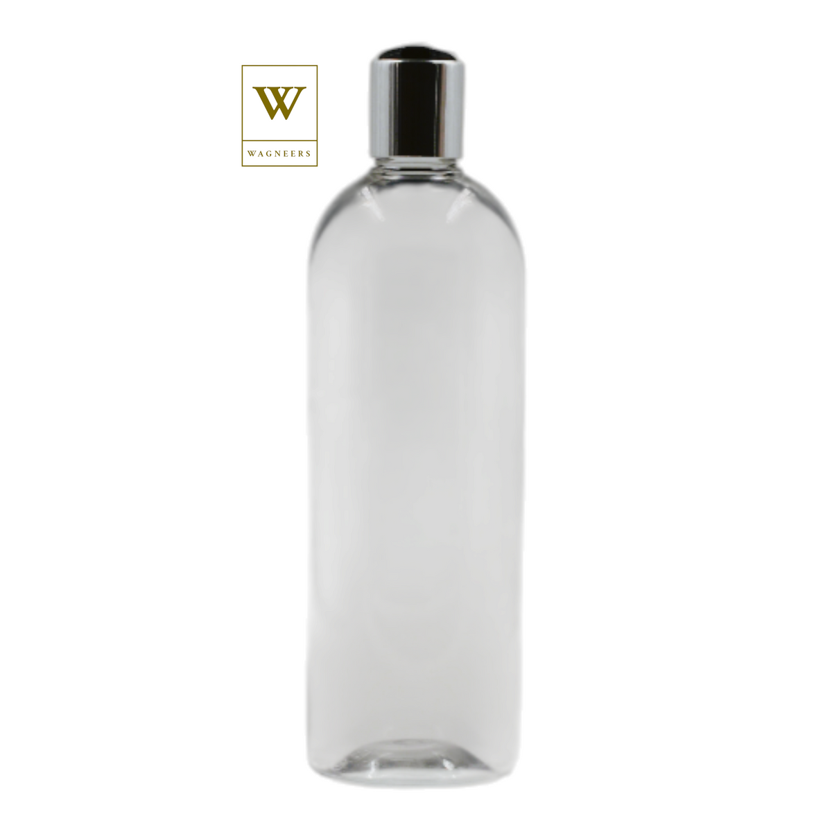 Clear Packaging Bottle/Black & Chrome Disc Top[100pc]