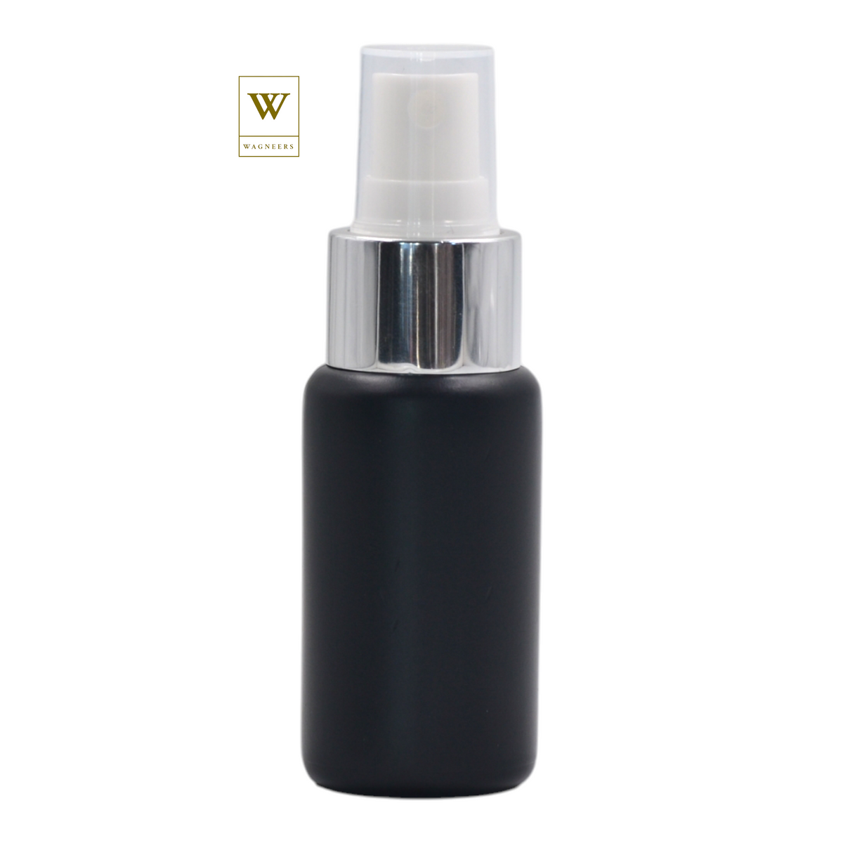 Black Packaging Bottle/White & Chrome Mist Spray [100pc]