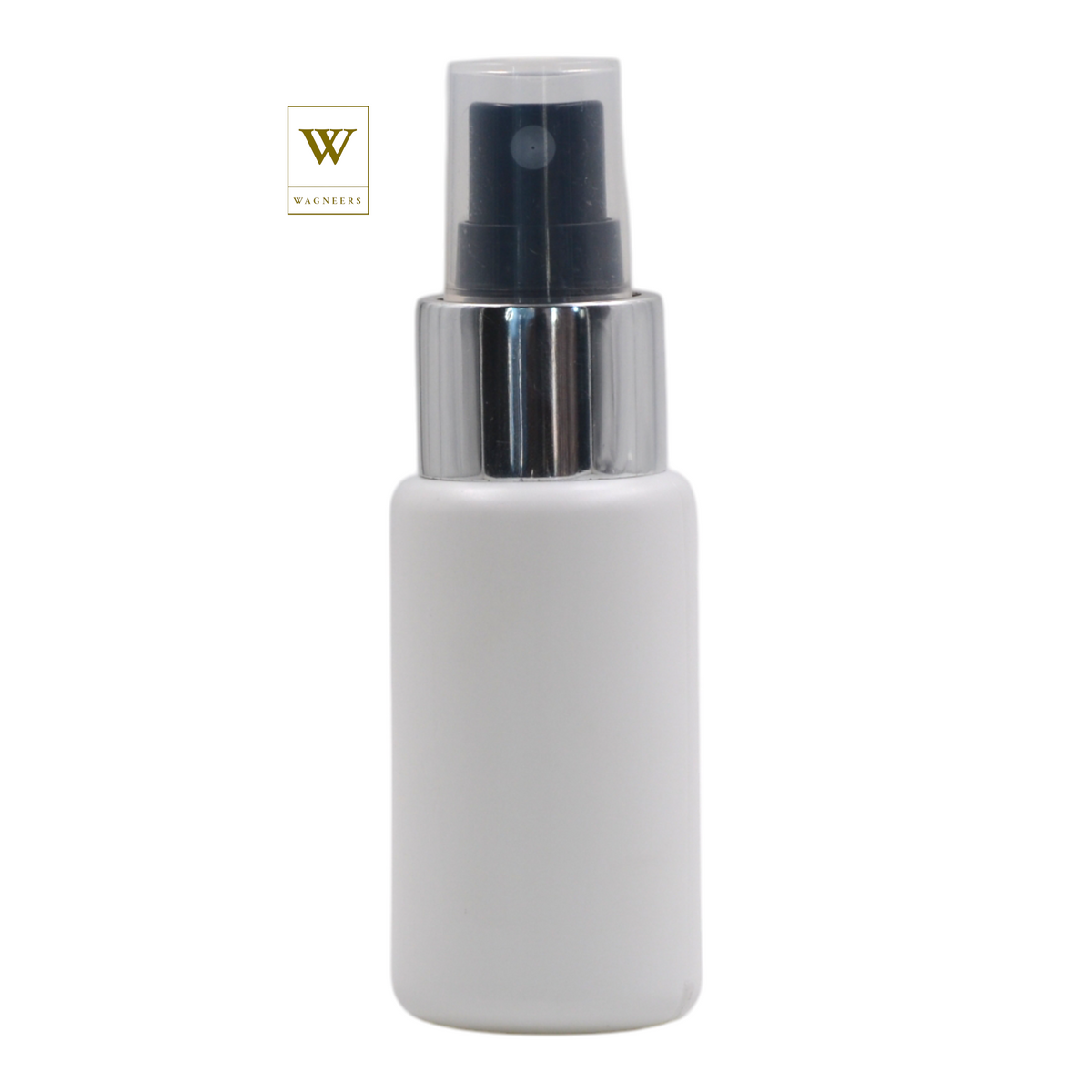White Packaging Bottle/Black & Chrome Mist Spray [100pc]