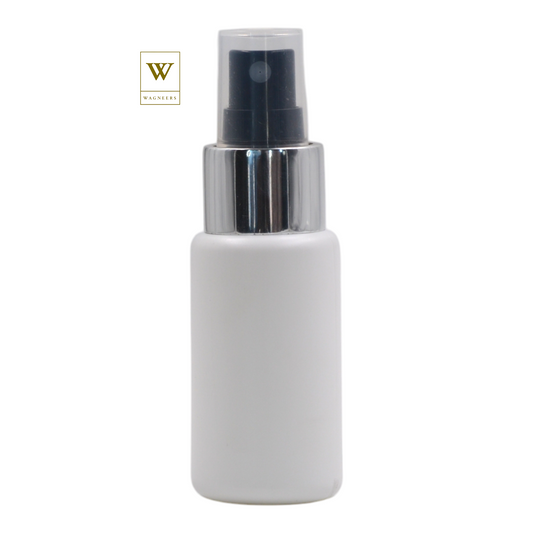 White Packaging Bottle/Black & Chrome Mist Spray [100pc]