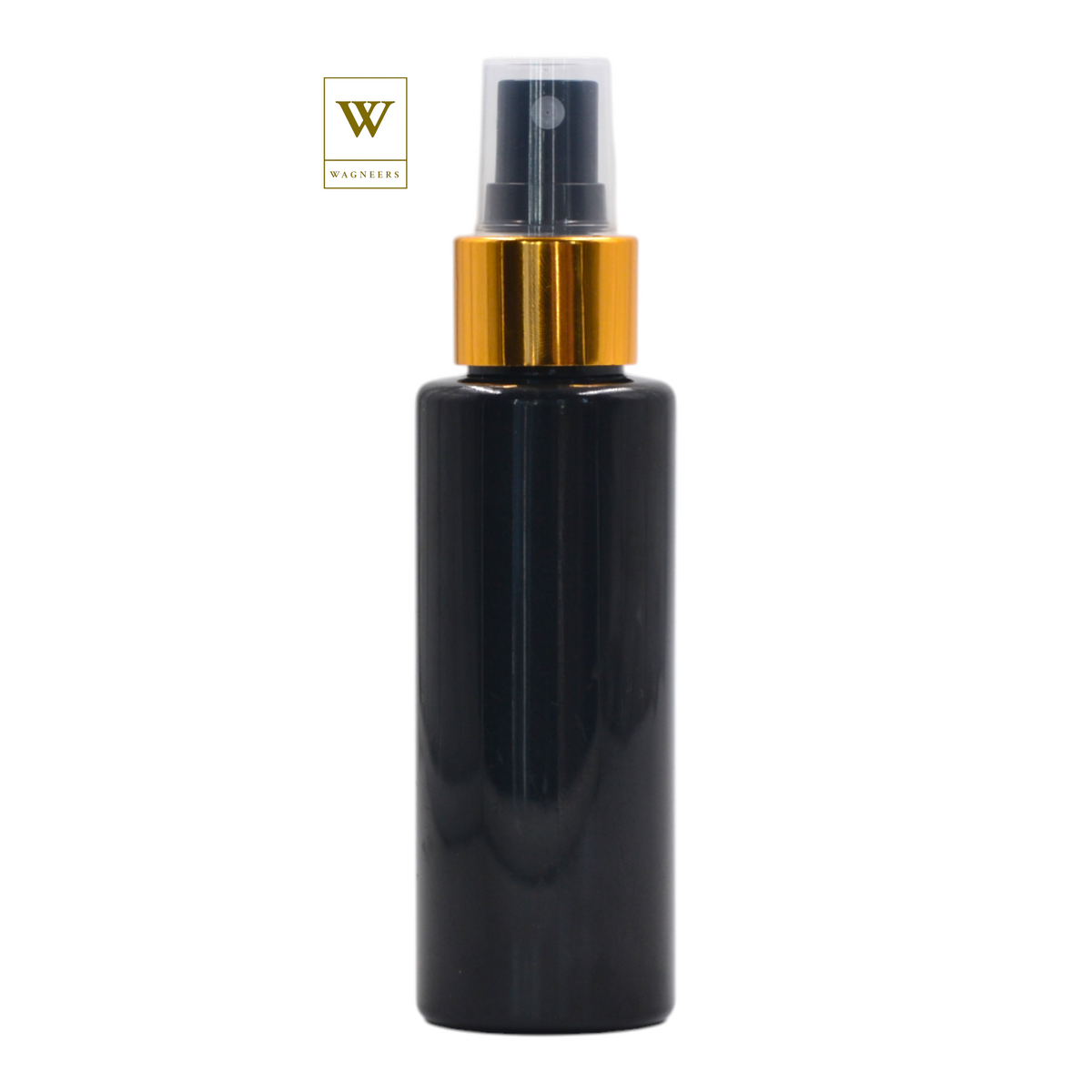 Black Packaging Bottle/Black & Gold Mist Spray [100pc]