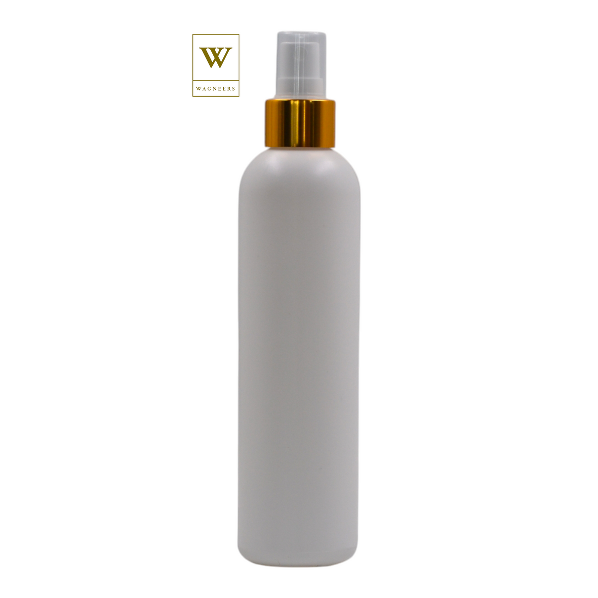 White Packaging Bottle/White & Gold Mist Spray [100pc]