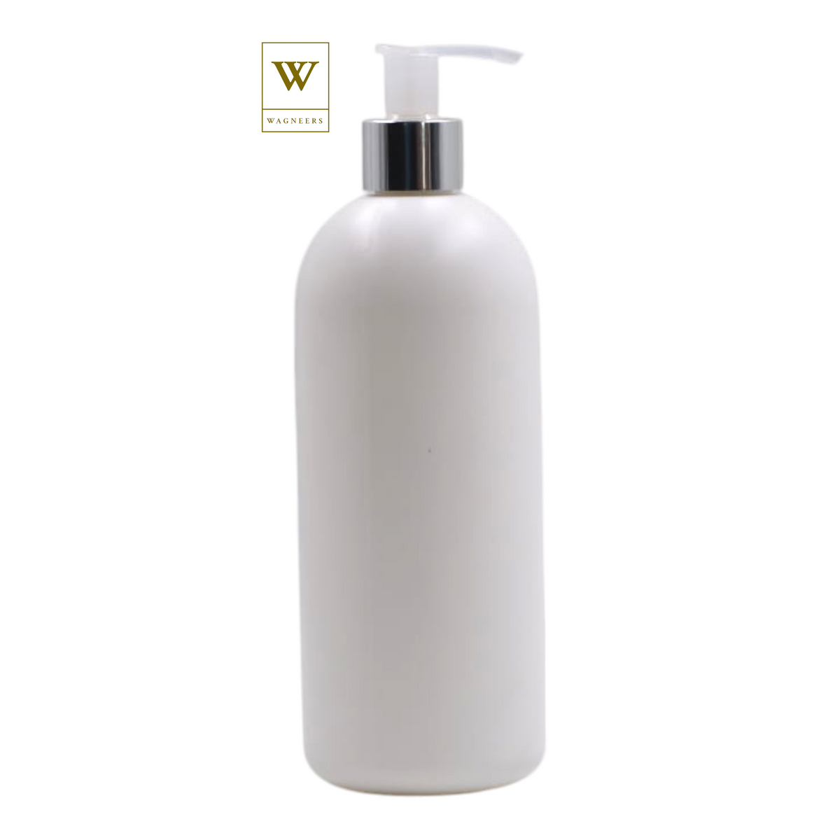 White Packaging Bottle/Natural & Chrome Lotion Pump[100pc]