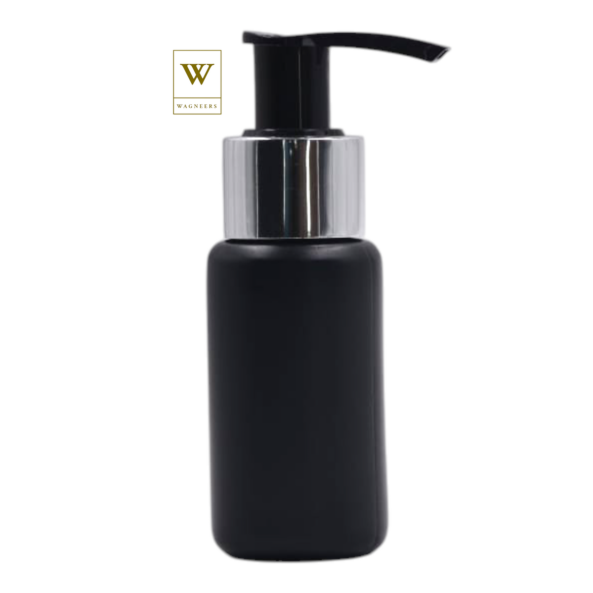 Black Packaging Bottle/Black & Chrome Lotion Pump[100pc]