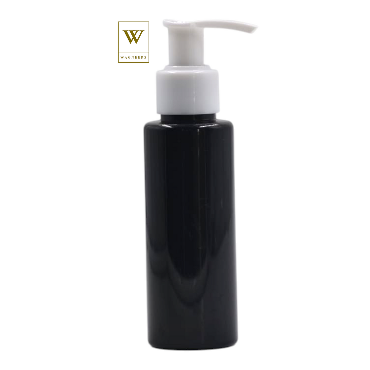 Black Packaging Bottle/White Lotion Pump[100pc]