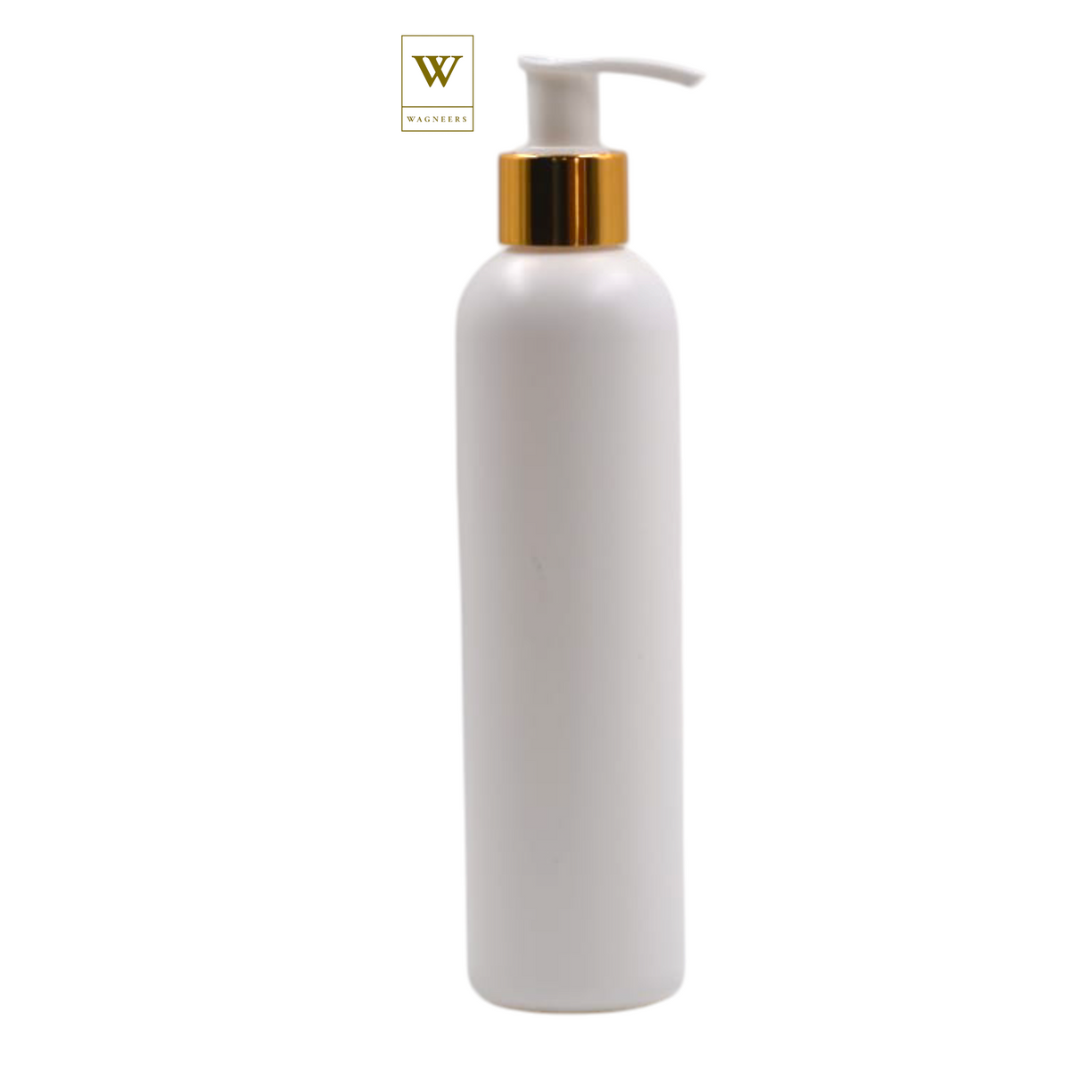 White Packaging Bottle/White & Gold Lotion Pump[100pc]