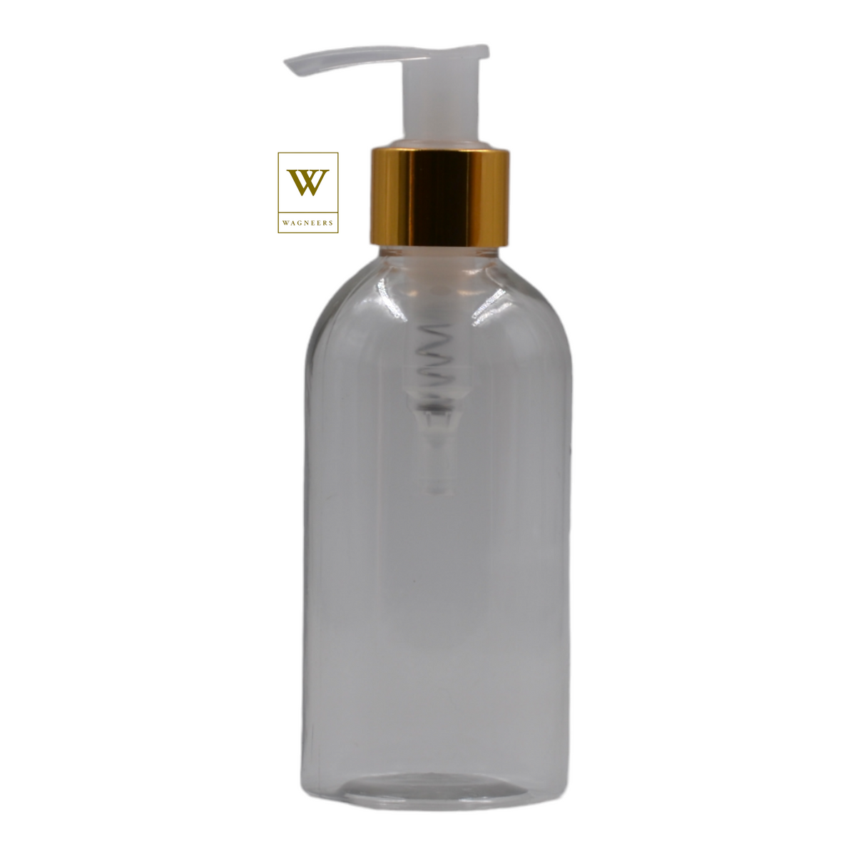 Clear Packaging Bottle/Natural & Gold Lotion Pump[100pc]
