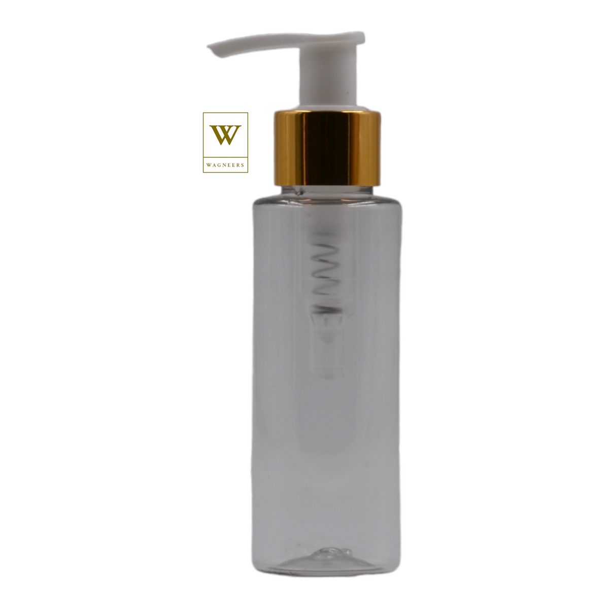 Clear Packaging Bottle/White & Gold Lotion Pump[100pc]