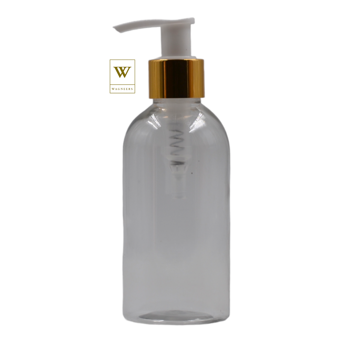 Clear Packaging Bottle/White & Gold Lotion Pump[100pc]